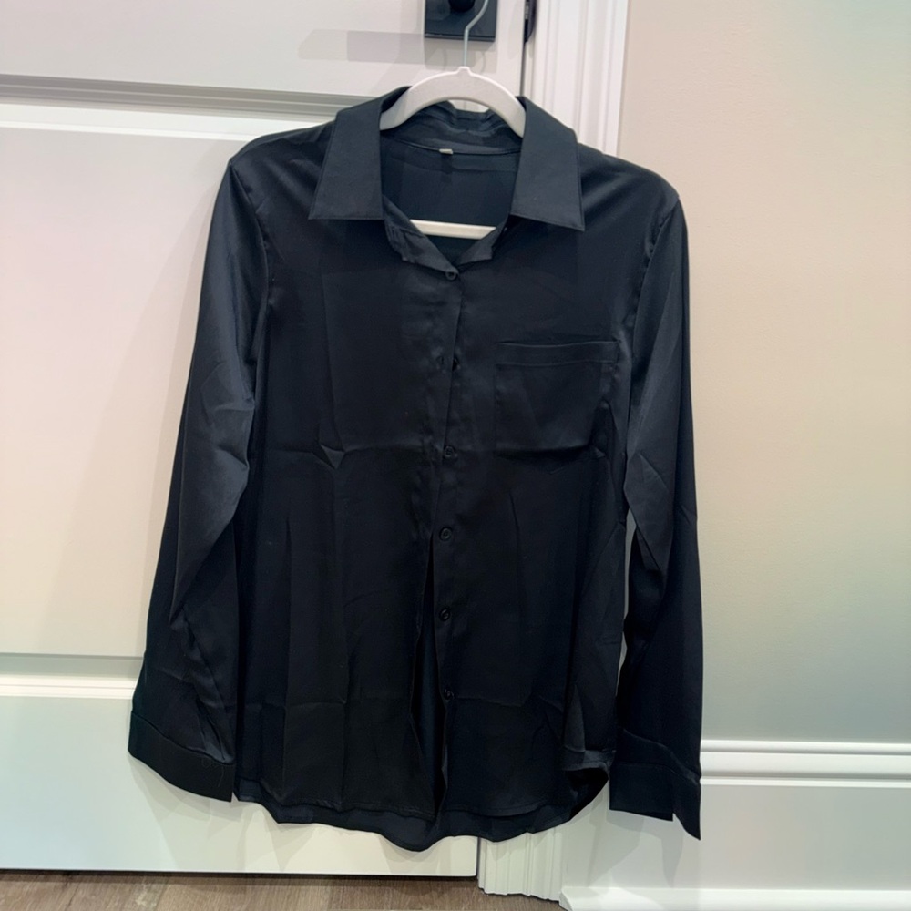 Black Button-Up Shirt